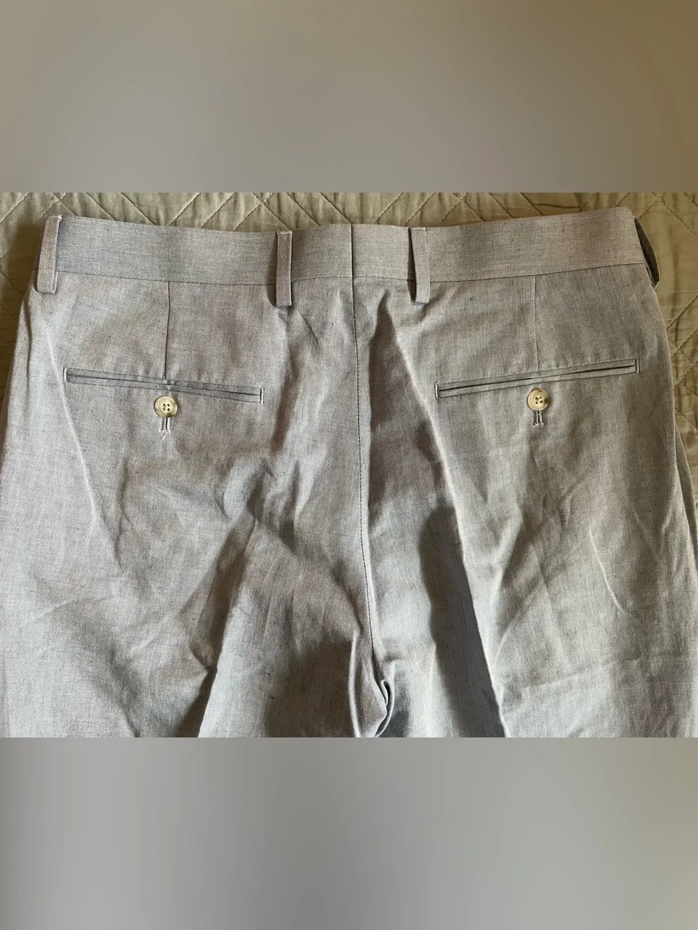 J. CREW Ludlow Slim-fit suit pant in Baird McNutt Irish cotton-linen Size 31